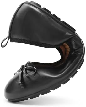 DREAM PAIRS Women's Flats, Foldable Ballet Flats for Women, Bowknot Round Toe Comfort Light Weight Slip-On Dress Shoes - Image 6