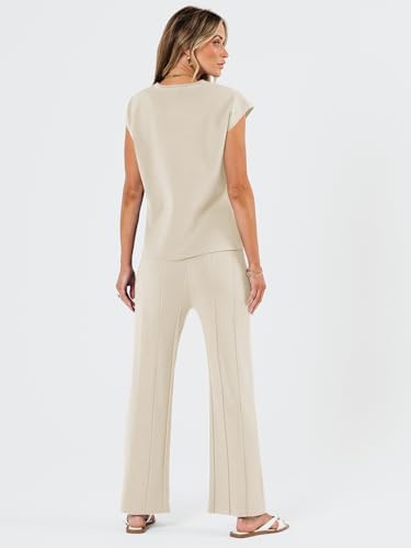 LILLUSORY 2 Piece Sets for Women Summer Vacation 2025 Lounge Outfits Matching Two Pcs Spring Knit Tracksuits Sweat Suits - Image 4