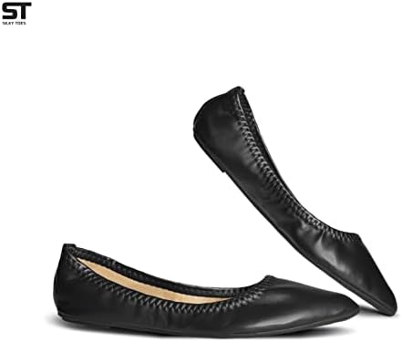Silky Toes Womens Foldable Flat Ballet Shoes Casual Business Flats for Women - Image 2