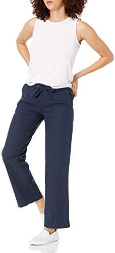 Amazon Essentials Women's Linen Blend Drawstring Relaxed Fit Wide Leg Pant (Available in Plus Size) - Image 4