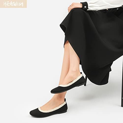 HEAWISH Women's Floral Collar Flats - Image 2