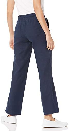 Amazon Essentials Women's Linen Blend Drawstring Relaxed Fit Wide Leg Pant (Available in Plus Size) - Image 2
