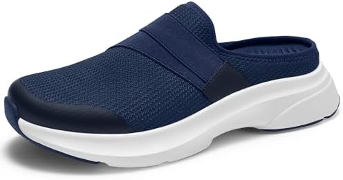 Women's Slip On Shoes Lightweight Walking Mules for Women House Slippers with Arch Support for Indoor and Outdoor