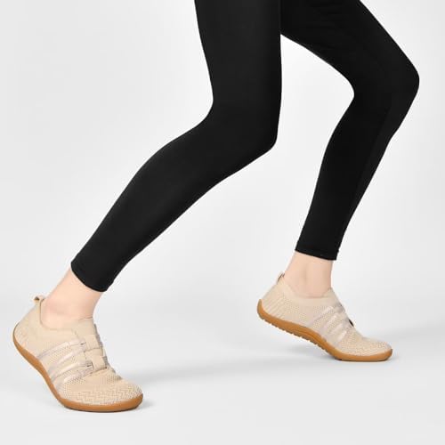 Women's Minimalist Barefoot Walking Shoes Wide Toe Box Flats Lightweight Casual Gym Athletic Sneakers - Image 4