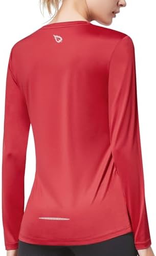 baleaf Long Sleeve Workout Tops for Women Running Athletic Shirts Active Quick Dry Lightweight Moisture Wicking