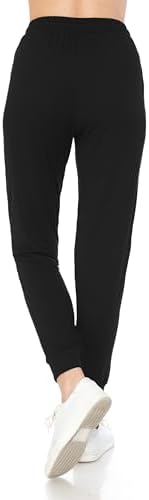 Leggings Depot Women's Relaxed-fit Jogger Track Cuff Sweatpants with Pockets for Yoga, Workout - Image 3