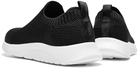 Women's Slip On Shoes, Stretch Knit Walking Shoes, Comfort Sneaker for Work, Travel, Commute - Image 8