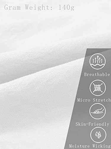 MoFiz Women's Lightweight Hiking Cargo Pants Outdoor Quick Dry Casual Travel Sweatpants Joggers Elastic Waist Button Pockets - Image 4