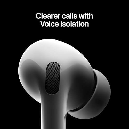Apple AirPods Pro 2 Wireless Earbuds, Bluetooth Headphones, Active Noise Cancellation, Hearing Aid Feature, Transparency, Personalized Spatial Audio, High-Fidelity Sound, H2 Chip, USB-C Charging - Image 5