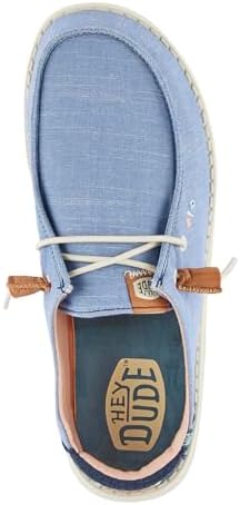 Hey Dude Women's Wendy Chambray Boho | Women's Shoe | Women's Slip-On Shoe | Comfortable & Light-Weight - Image 2