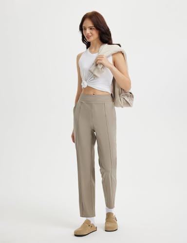baleaf Women's Travel Pants Lightweight Business Casual Work Pants Stretch Petite Ankle Golf Slacks with Pockets UPF50+ - Image 6