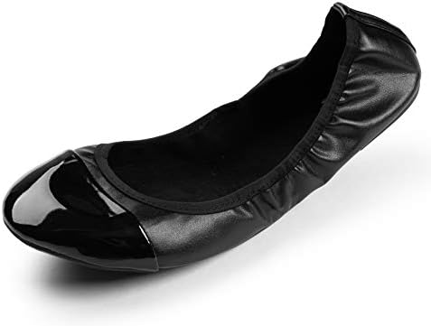 Women's Foldable Travel Ballet Slip On Comfortable Flats Roll Up Walking Shoes with Carrying Pouch - Image 2