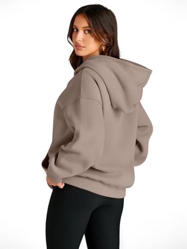 Trendy Queen Womens Oversized Hoodies Fleece Sweatshirts Sweaters Spring Outfits 2025 Pullover Fall Winter Clothes - Image 4