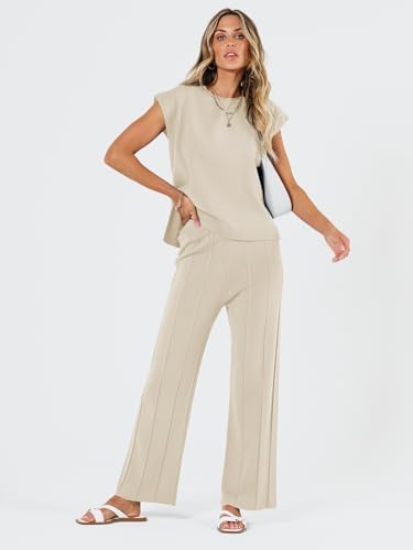 LILLUSORY 2 Piece Sets for Women Summer Vacation 2025 Lounge Outfits Matching Two Pcs Spring Knit Tracksuits Sweat Suits - Image 2