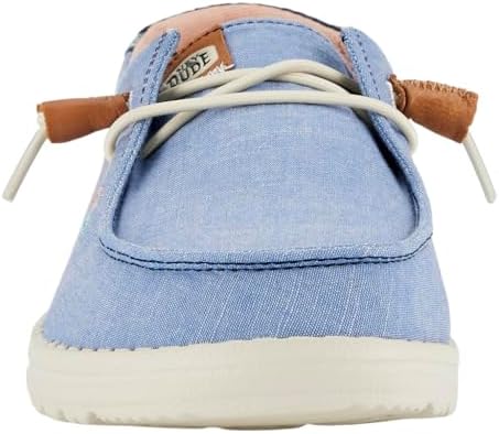 Hey Dude Women's Wendy Chambray Boho | Women's Shoe | Women's Slip-On Shoe | Comfortable & Light-Weight - Image 4