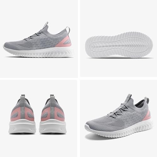 STQ Walking Shoes Women Arch Support Slip on Sneakers with Memory Foam Comfort Lightweight - Image 9