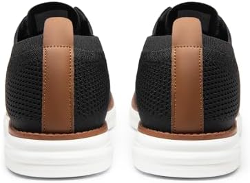 Bruno Marc Men's KnitFlex Breeze Mesh Sneakers Oxfords Lace-Up Lightweight Casual Walking Shoes - Image 3
