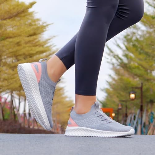 STQ Walking Shoes Women Arch Support Slip on Sneakers with Memory Foam Comfort Lightweight - Image 7