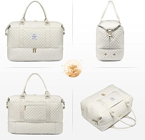 LOVEVOOK Travel Duffle Bag,Weekender Bags for Women with Shoe Compartment,Carry on Overnight Bag with Toiletry Bag,Gym Duffel Bag with Wet Pocket, Hospital Bags for Labor and Delivery - Image 8