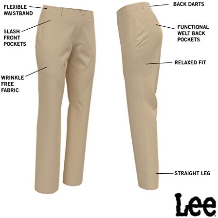 Lee Women's Wrinkle Free Relaxed Fit Straight Leg Pant - Image 4