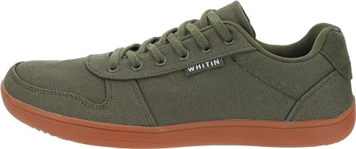 WHITIN Men's Wide Barefoot Shoes | Canvas Minimalist Sneakers | Zero Drop Sole - Image 2