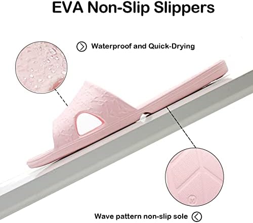 Anmerl Travel Slippers for Women and Men, Portable Foldable Slippers with Cotton Storage Bag, Soft Comfy Non-Slip Quick Dry House Bathroom Shower Shoes Spa Gym Swimming Beach Sandals - Image 4