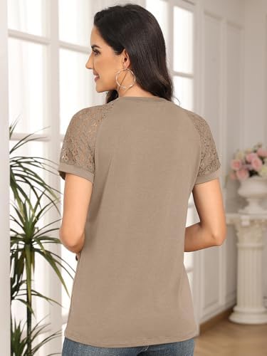 AUTOMET Womens Summer Tops Spring Shirts Trendy Vacation Outfits Short Sleeve Business Tshirts Fashion Casual Blouses - Image 5