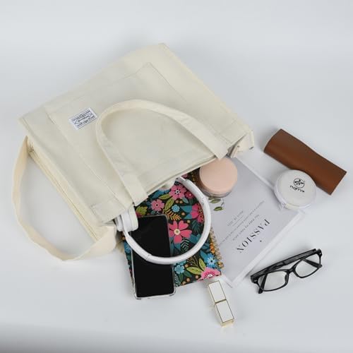 Valleycomfy Tote Bag for Women Corduroy Crossbody Tote Bag Purse Women Travel Shoulder Bags Work Handbags Everyday Hobo Bag - Image 5