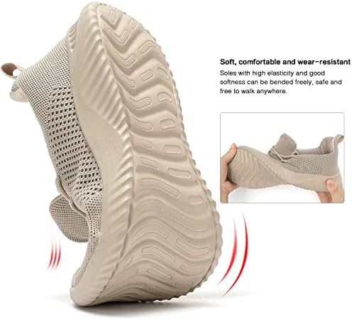 Men's Slip on Walking Shoes Ultra Light Breathable Non Slip Running Shoes Casual Fashion Sneakers Mesh Workout Sports - Image 4