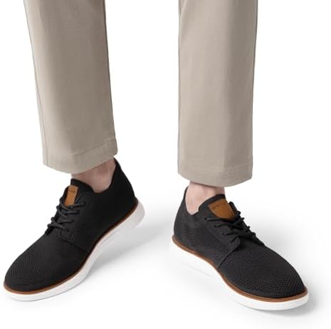 Bruno Marc Men's KnitFlex Breeze Mesh Sneakers Oxfords Lace-Up Lightweight Casual Walking Shoes - Image 5