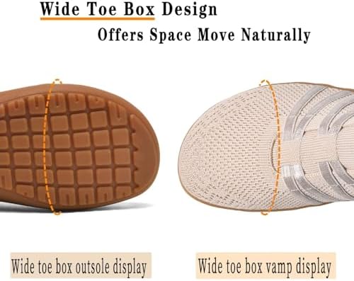 Women's Minimalist Barefoot Walking Shoes Wide Toe Box Flats Lightweight Casual Gym Athletic Sneakers - Image 3