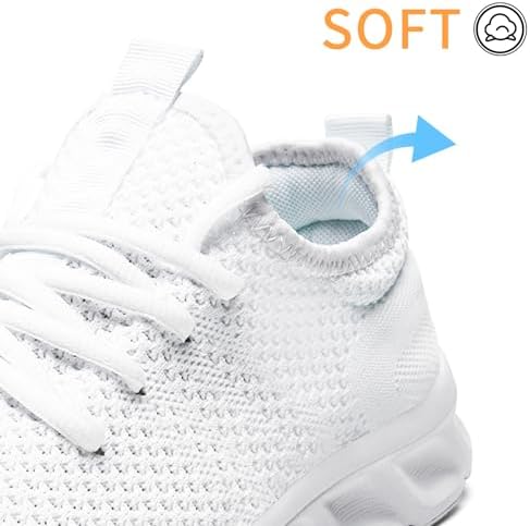 Oltyutc Tennis Gym Shoes for Women Lightweight Running Sneakers Slip On Walking Shoes for Outdoor Workout Travel - Image 6