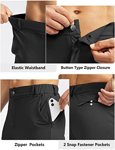 Soothfeel Men's Golf Joggers Pants with 5 Pockets Slim Fit Stretch Sweatpants Running Travel Dress Work Pants for Men - Image 4