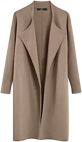 LILLUSORY Women's Long Cardigan Sweaters Oversized Fall Dressy Coatigan Jackets Trendy Knit Winter Coats