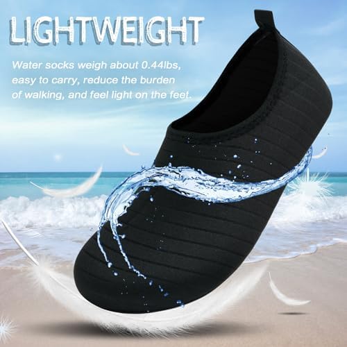 ANLUKE Water Shoes Barefoot Aqua Yoga Socks Quick-Dry Beach Swim Surf Shoes for Women Men - Image 4