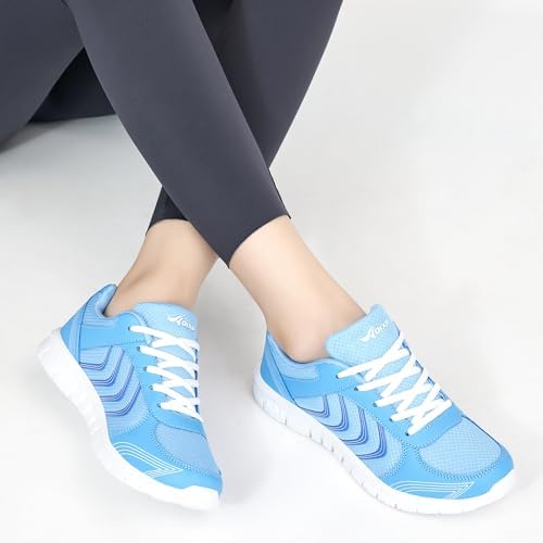 DUOYANGJIASHA Sneakers for Women Running Shoes: Slip On Casual Walking Shoes Non Slip Comfortable Fashion Tennis Shoes Mesh Lightweight Sneaker for Work - Image 4