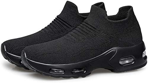 DOUSSPRT Womens Walking Shoes Slip on Sock Sneakers Lady Girls Nurse Mesh Air Cushion Platform Loafers Fashion Casual - Image 6