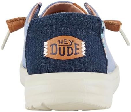 Hey Dude Women's Wendy Chambray Boho | Women's Shoe | Women's Slip-On Shoe | Comfortable & Light-Weight - Image 3