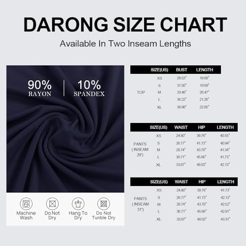 Darong Women's 2 Piece Sets Fall Outfits Long Sleeve Wide Leg Tracksuits Casual Lounge Set Matching Sets - Image 4