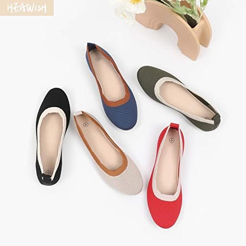 HEAWISH Women's Floral Collar Flats - Image 4