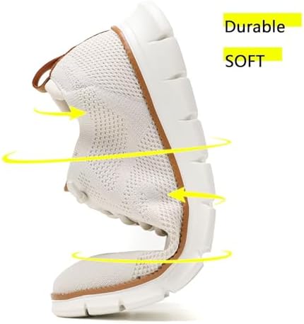 Men's Casual Dress Shoes Fashion Walking Sneakers Mesh Business Oxfords Work Lightweight Soft Sole - Image 3
