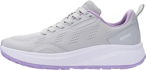BRONAX Women's Wide Toe Box Road Running Shoes | Wide Athletic Tennis Sneakers with Rubber Outsole - Image 5