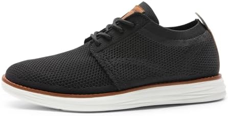 Bruno Marc Men's KnitFlex Breeze Mesh Sneakers Oxfords Lace-Up Lightweight Casual Walking Shoes - Image 2