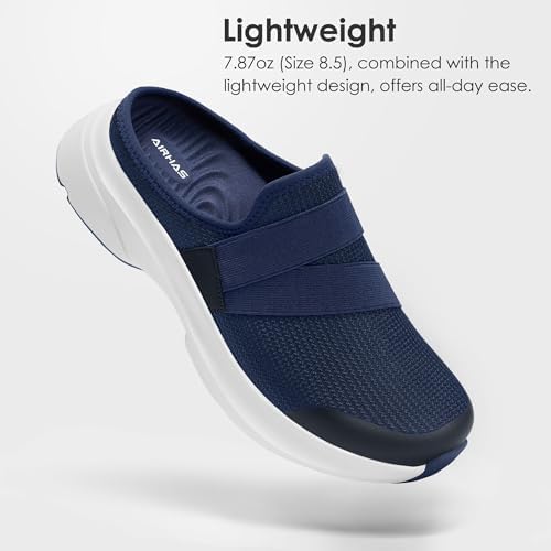 Women's Slip On Shoes Lightweight Walking Mules for Women House Slippers with Arch Support for Indoor and Outdoor - Image 3
