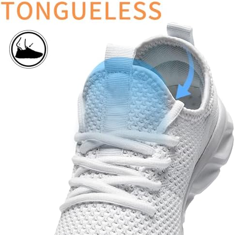 Oltyutc Tennis Gym Shoes for Women Lightweight Running Sneakers Slip On Walking Shoes for Outdoor Workout Travel - Image 7