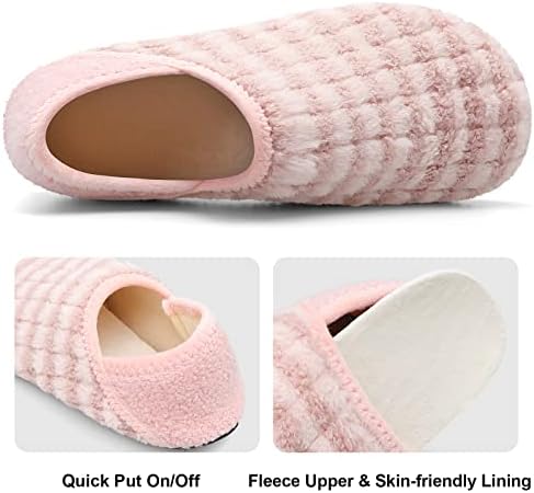 Fires Womens Mens Slippers with Rubber Sole Soft-Lightweight House Slipper Socks Around House Shoes Non Slip Indoor/Outdoor - Image 2