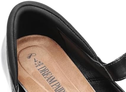 DREAM PAIRS Womens Ballet Mary Jane Flats, Comfortable Business Office Dress Shoes for Women Dressy and Work with Ankle Strap - Image 4