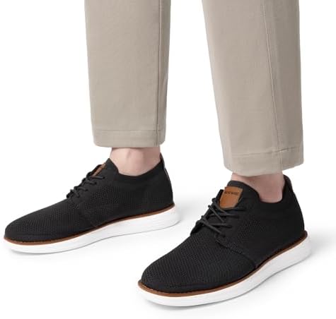 Bruno Marc Men's KnitFlex Breeze Mesh Sneakers Oxfords Lace-Up Lightweight Casual Walking Shoes - Image 7