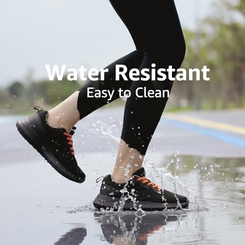 STQ Womens Water Resistant Walking Shoes with Arch Support Athletic Tennis Sneakers - Image 2