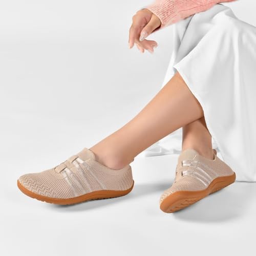 Women's Minimalist Barefoot Walking Shoes Wide Toe Box Flats Lightweight Casual Gym Athletic Sneakers - Image 8